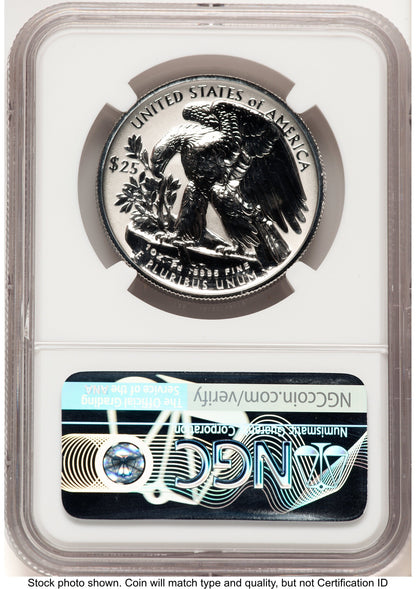 2025-W Palladium Eagle 1 oz REV FDI 1ST NGC PF70