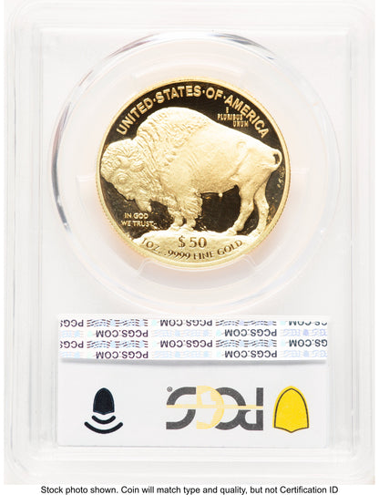 2008-W Proof Gold Buffalo 1 oz Blue Gradient PCGS PR70