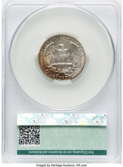 1955 25C CACG Plus Washington Quarter CACG MS67+