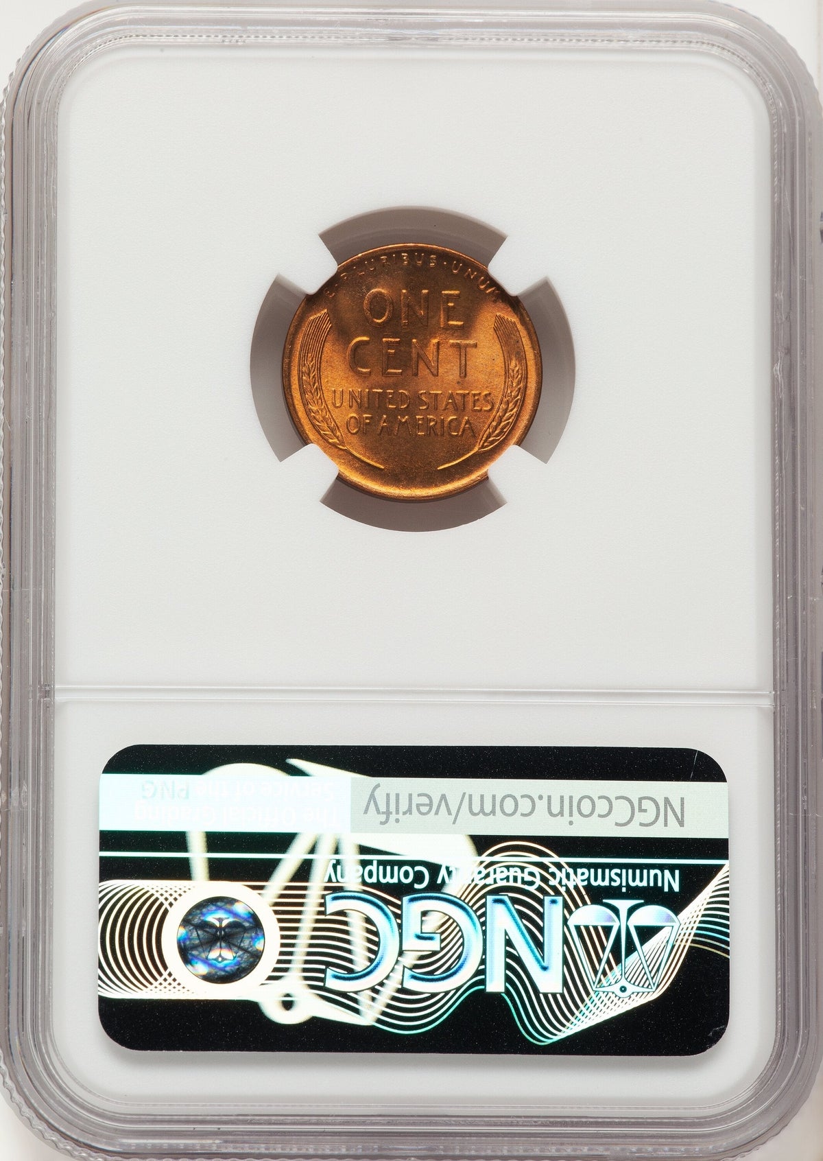 1945-S 1C RD Lincoln Cent NGC MS68