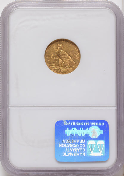 1913 $2.50 Indian Quarter Eagle NGC MS62