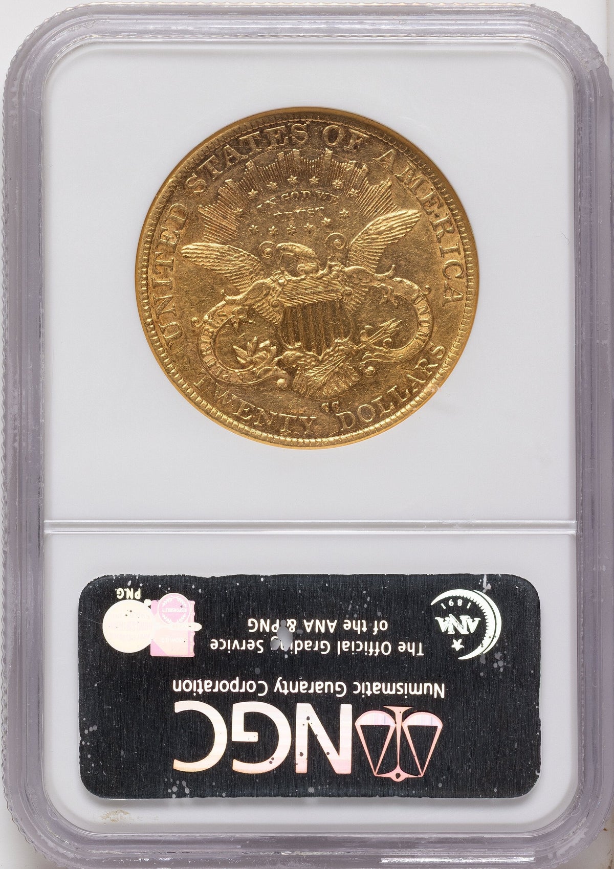 1892-CC $20 Liberty Double Eagle NGC AU55