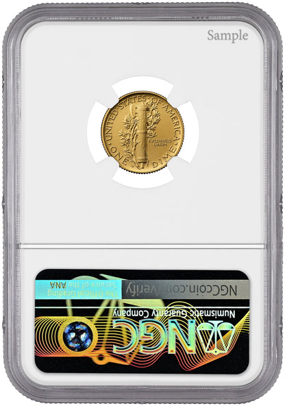 2026-W 1916 Mercury Gold Coin FDI NGC SP70 Congress Label